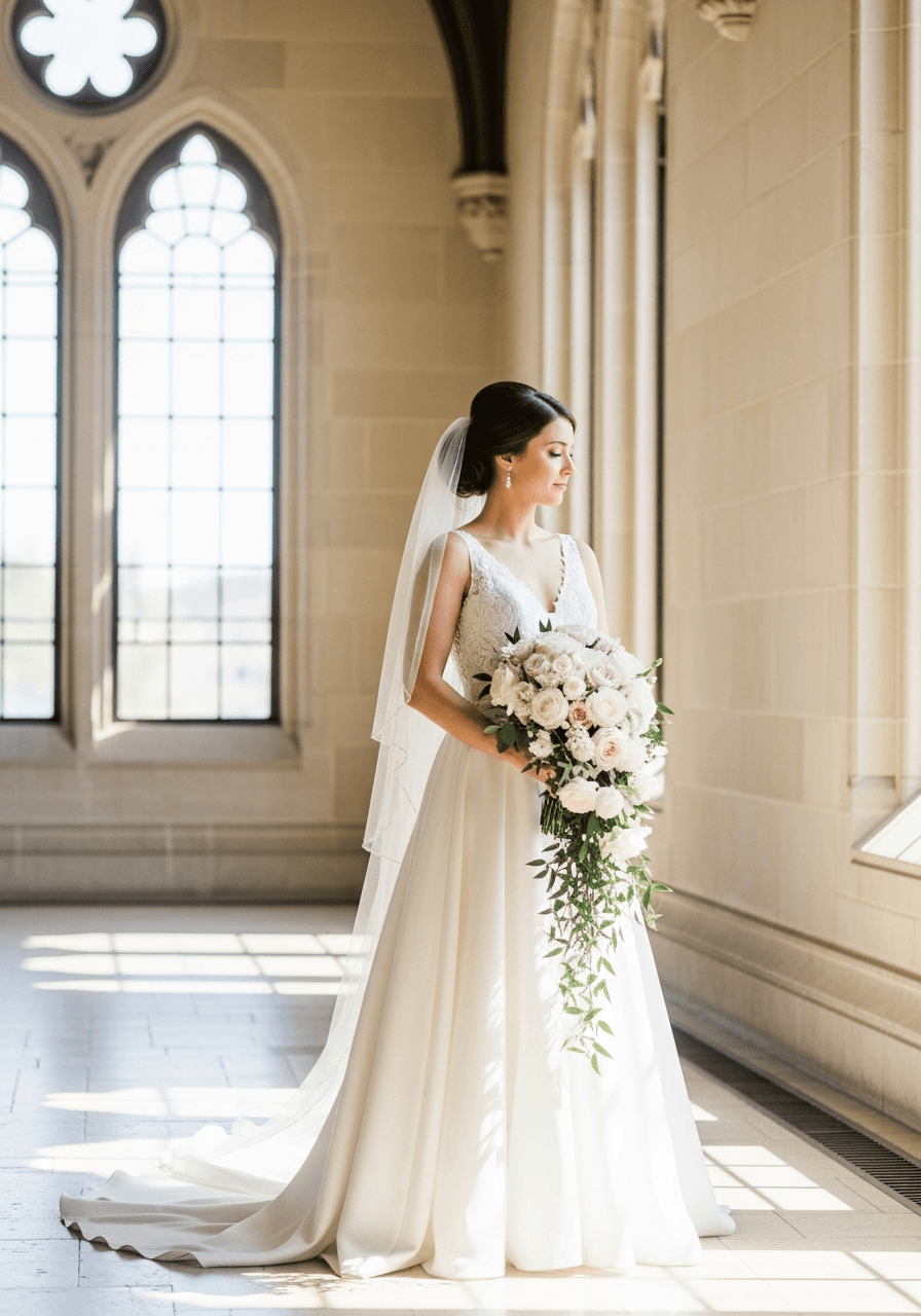 Bridal portrait Seattle wedding photographer