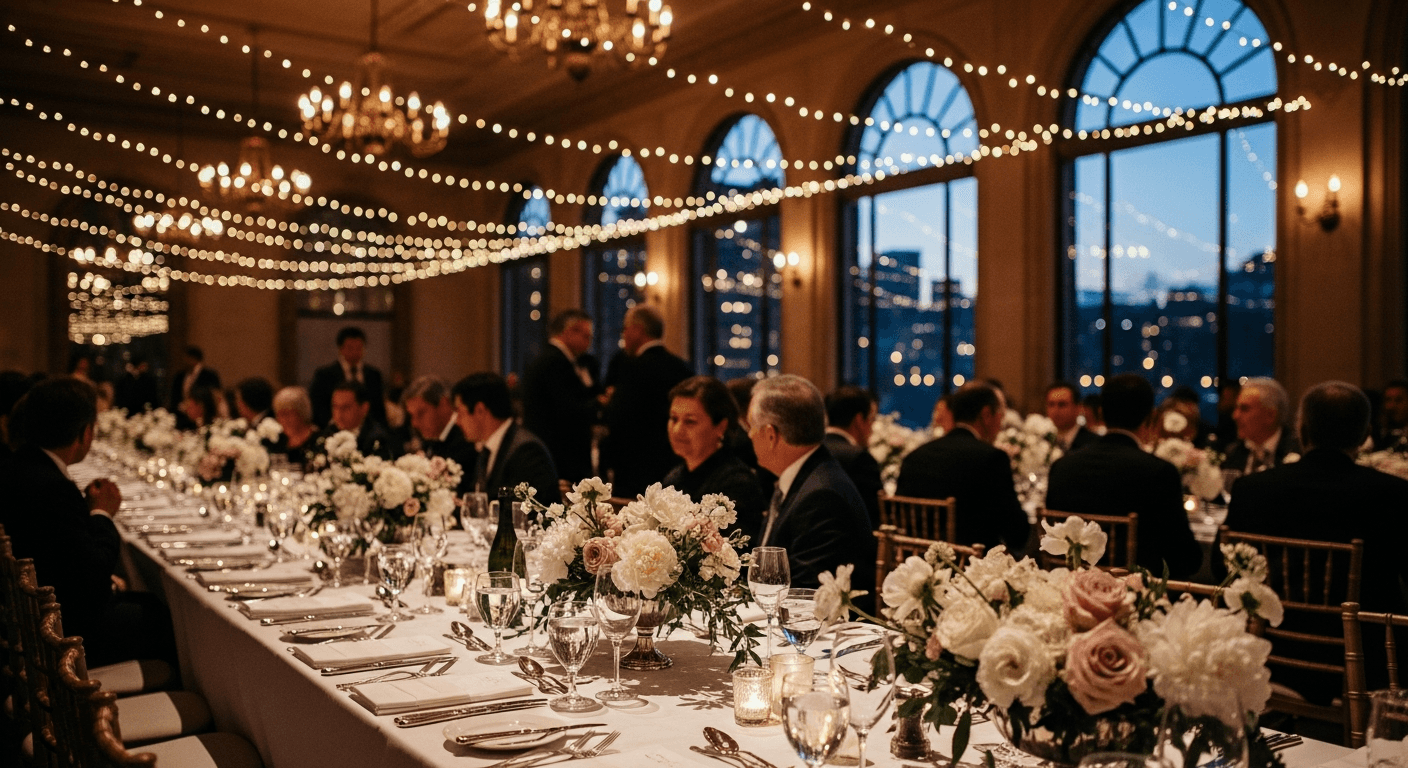 Elegant wedding reception Seattle venue